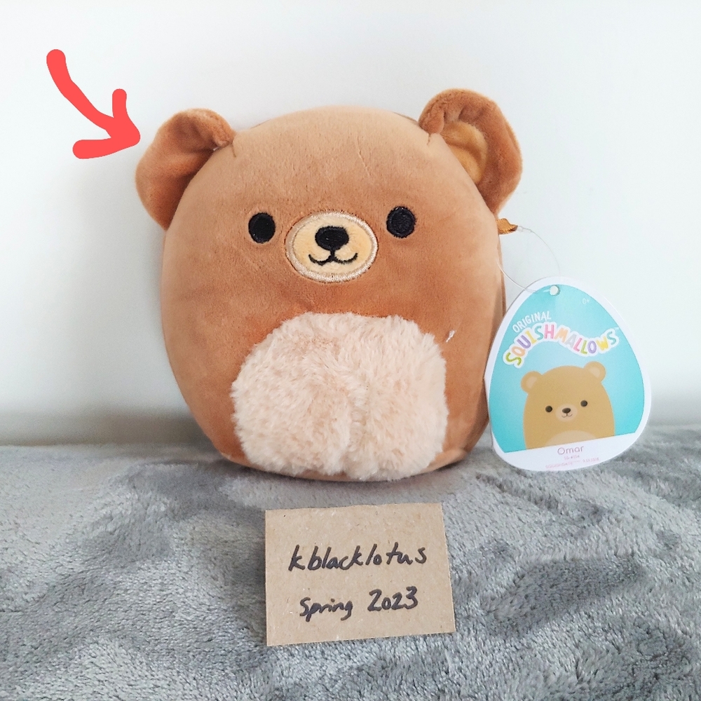 *DEFECT* Squishmallows Omar bear
